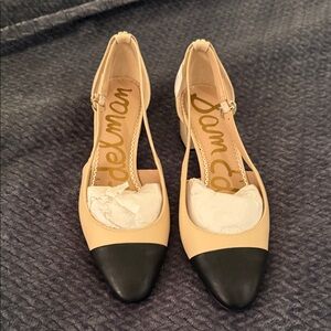 Sam Edelman Women's Tan and Black Heels 9 1/2